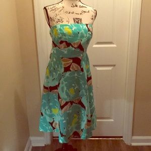 Spring Easter Dress Strapless